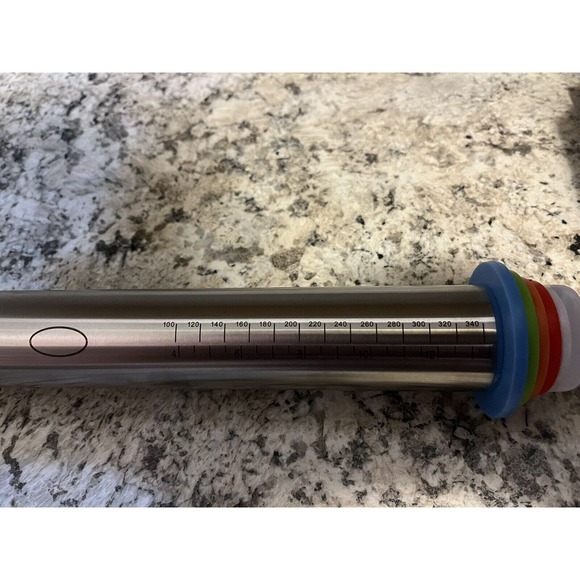 4 Sets Stainless Steel Rolling Pins with Adjustable Discs 2/3/6/10mm Baking - Picture 7 of 11